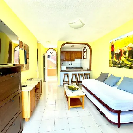 Apartamento Con Estupenda Piscina, Wifi En Tenerife Sur Lägenhet *